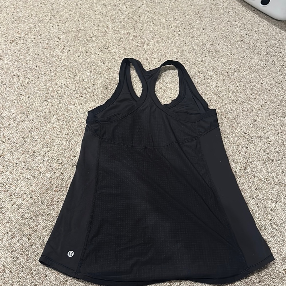 LULULEMON BLACK RACER BACK TOP